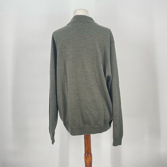 Mercer Street Studio‎ Wool Dark Green L Sweater - Picture 2 of 5
